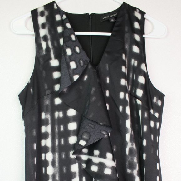 Banana Republic Ruffle Neckline Hi Lo Dres… - Picture 10 of 14